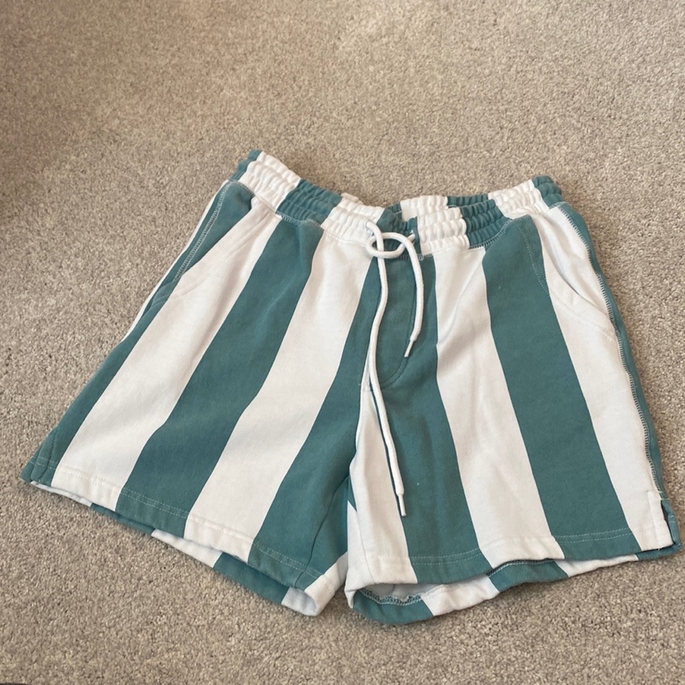 Urban Outfitters striped sweat-shorts!